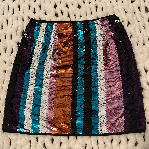 Sequin Multicolor Skirt - Picture 3 of 5